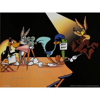 Looney Tunes - Movie poster bij Stichting Superwens! - 1