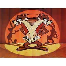 Looney Tunes - Tasmanian Devil - Taz poster bij Stichting Superwens!