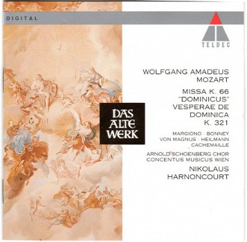 Nikolaus Harnoncourt - Wolfgang Amadeus Mozart, Margiono*, Bonney*, Von Magnus*, Heilmann*, Cachem - 1