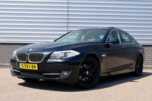 BMW 5-serie - 520d High Executive + RIJKLAAR PRIJS-GARANTIE Leder interieur Schuifdak Head up - 1