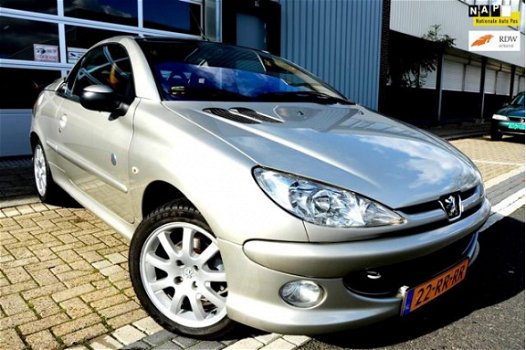 Peugeot 206 CC - 2.0-16V Roland Garros ECC/LMV-15/COGNAC LEER - 1