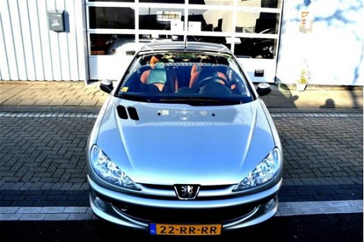 Peugeot 206 CC - 2.0-16V Roland Garros ECC/LMV-15/COGNAC LEER - 1