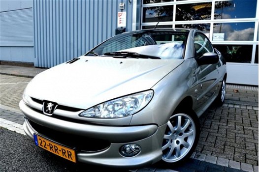 Peugeot 206 CC - 2.0-16V Roland Garros ECC/LMV-15/COGNAC LEER - 1