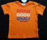 T-Shirt oranje Goooaaaal maat 74 - 1 - Thumbnail