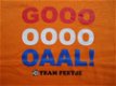 T-Shirt oranje Goooaaaal maat 74 - 2 - Thumbnail