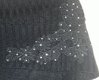 Heerlijk zachte zwarte trui met boothals en glimsteentjes - 3 - Thumbnail