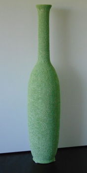 DECO FLES GROEN GROOT 53 CM NIEUW - 1