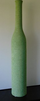 DECO FLES GROEN GROOT 76 CM NIEUW - 1