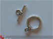 metalen embellishments silver set circle - 1 - Thumbnail