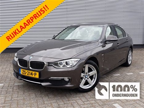 BMW 3-serie - 316i Luxury Automaat RIJKLAAR automatische airco, beige lederen bekleding, xenon+led, - 1