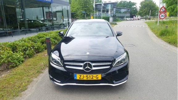 Mercedes-Benz C-klasse - 200 Ambition Zeer mooie C 200 benzine automaat met zwart leer panoramadak e - 1