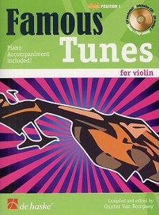 Famous tunes for Violin ( viool / piano / CD )