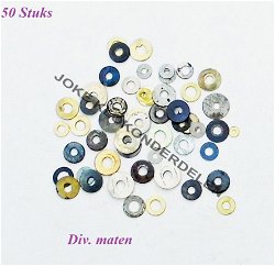 === 50 Onderlegschuifjes = gebruikt === 40509