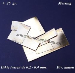 Messing = plaatjes voor reparatie doeleinden =40503