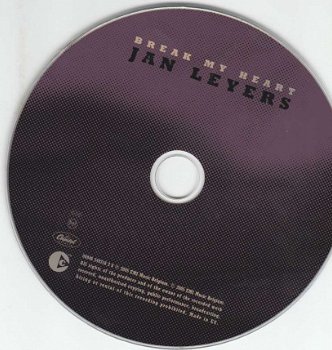 CD singel Jan Leyers - Break my heart - 3