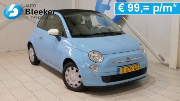 Fiat 500 C - 500c 1.2 70Pk Sole Airco Cabrio - 1