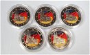 2 euro gekleurde euro munten - 1 - Thumbnail