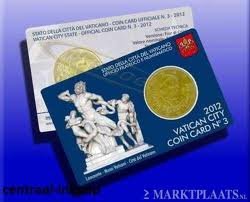 Vaticaan € 0,50 2010 - 2018 in coincard - 5