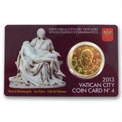 Vaticaan € 0,50 2010 - 2018 in coincard - 6