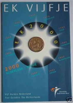 EK Vijfje 2000 in Blister FDC - 1