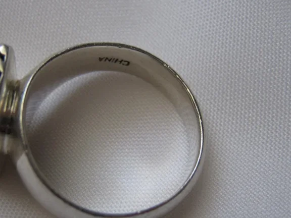 Zilveren ring maat 17.5 met cubic zirkonia - Afbeelding 6
