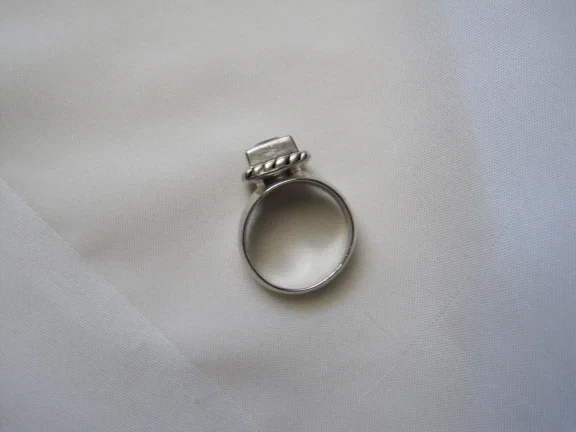 Zilveren ring maat 17.5 met cubic zirkonia - Afbeelding 7