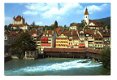 A172 Thun Water met Brug Schloss und Kirche Zwitserland - 1 - Thumbnail