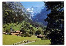 A194 Grindelwald Fiescherwand Kirche / Zwitserland