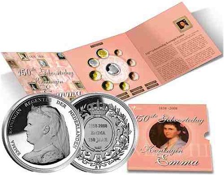 NL BU Thema muntset 150 ͤ geboorte dag Emma 2008 - 3