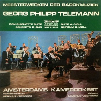 LP - Telemann - Amsterdams Kamerorkest - 0