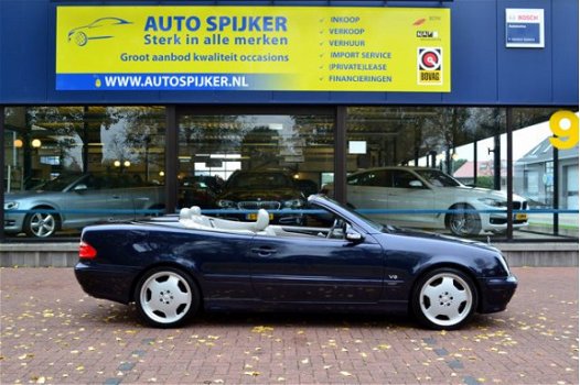 Mercedes-Benz CLK-klasse Cabrio - 430 Elegance V8/ 279 PK/ LEDER/ EL.KAP/ ECC/ LMV/ CV/ EL.RAMEN/ VO - 1