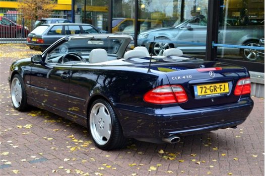 Mercedes-Benz CLK-klasse Cabrio - 430 Elegance V8/ 279 PK/ LEDER/ EL.KAP/ ECC/ LMV/ CV/ EL.RAMEN/ VO - 1