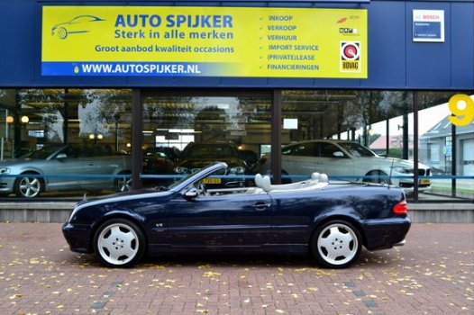 Mercedes-Benz CLK-klasse Cabrio - 430 Elegance V8/ 279 PK/ LEDER/ EL.KAP/ ECC/ LMV/ CV/ EL.RAMEN/ VO - 1