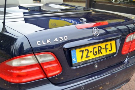 Mercedes-Benz CLK-klasse Cabrio - 430 Elegance V8/ 279 PK/ LEDER/ EL.KAP/ ECC/ LMV/ CV/ EL.RAMEN/ VO - 1