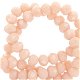 Top Facet kralen 8x6mm disc Delicacy peach-pearl shine coating - 1 - Thumbnail