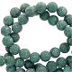 Natuursteen kralen 4mm mountain jade mat Bleached aqua blue - 3 - Thumbnail