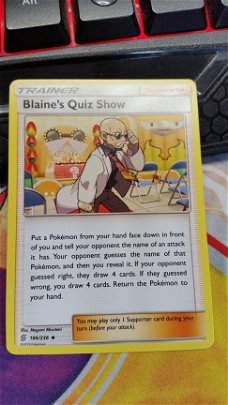 Blaine's Quiz Show  186/236  SM Unified Minds