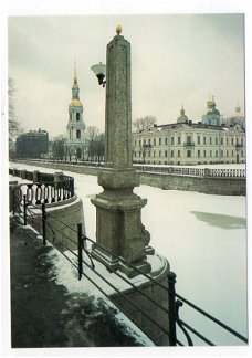 B023 Leningrad The Nicholski Cathedral / Rusland