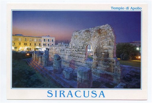 B024 Siracusa Temple of Apollo / Italie - 1