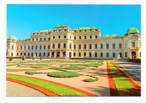 B035 Wien Wenen Schloss Belvedere / Oostenrijk - 1