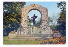 B053 Wien Wenen Johann Strauss Denkmal / Oostenrijk