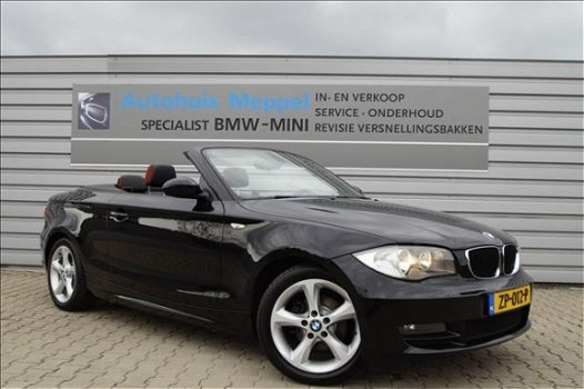 BMW 1-serie Cabrio - 118i High Executive Half Leder Sportstoelen M-stuurwiel Regensensor Stoelverwar - 1