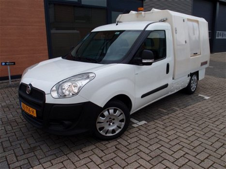 Fiat Doblò Cargo - 1.4-16V Maxi kipper cng aardgas 35.000km vuil-kipper veegvuil btw vrij euro6 camp - 1