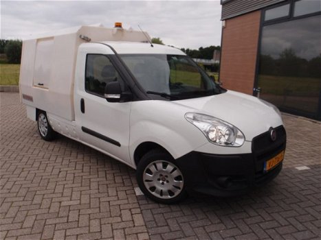 Fiat Doblò Cargo - 1.4-16V Maxi kipper cng aardgas 35.000km vuil-kipper veegvuil btw vrij euro6 camp - 1