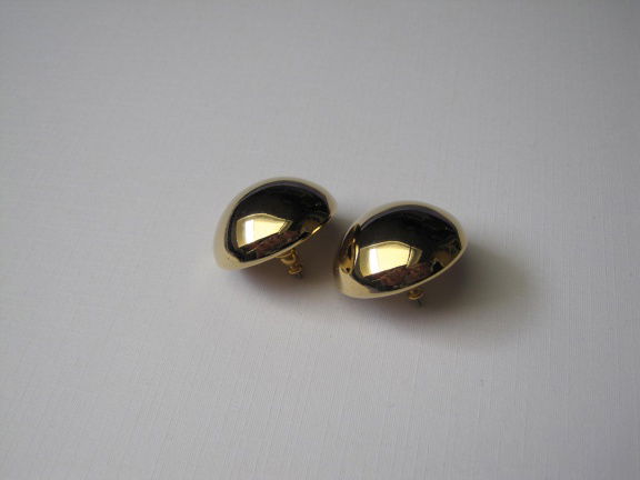 Oorbellen Sarah Coventry goudkleurige knoppen 2.5 cm - Afbeelding 4