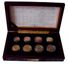 Belgie euroset 2003, prooflike in houten kistje