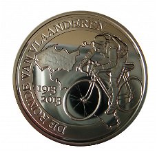 Belgie 10 euro 2013, ronde van Vlaanderen, QP zilver in capsule