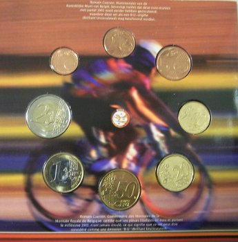 Belgie euroset 2002, wielrennen, in mapje - 2
