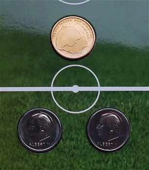 Belgie muntenset 2000, EK voetbal BU FDC - 2