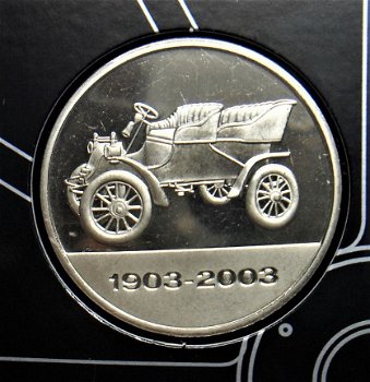 Belgie euroset 2003, 100 jaar Ford in mapje - 6